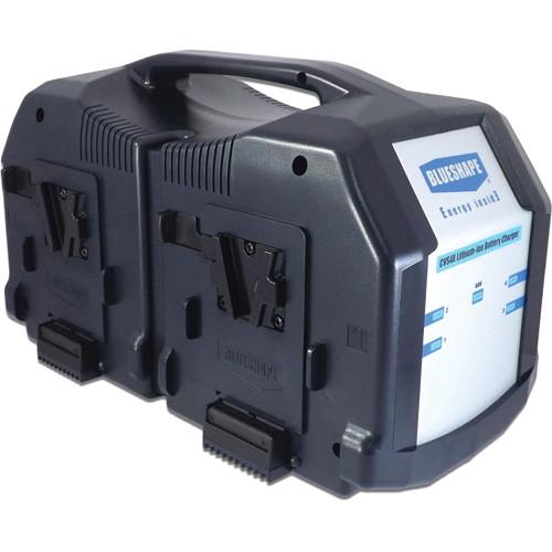 BLUESHAPE 4-Channel Charger & Monitoring Utility for V-Mount Lithium-Ion Batteries