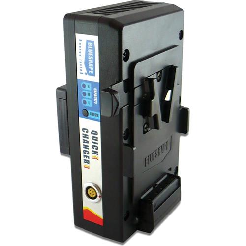 BLUESHAPE Gold-Mount to V-Mount Hot Swap Adapter