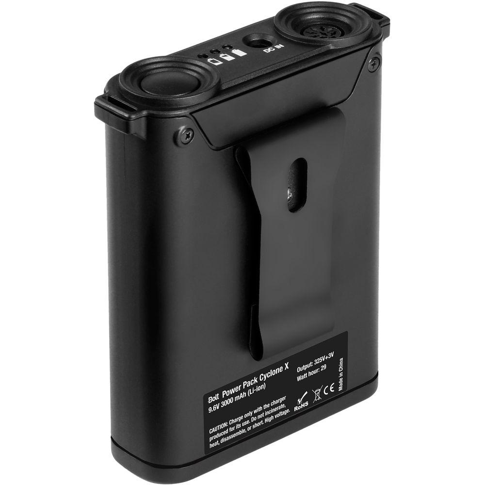 Bolt Cyclone X PP-600 Compact Power Pack for Portable Flashes