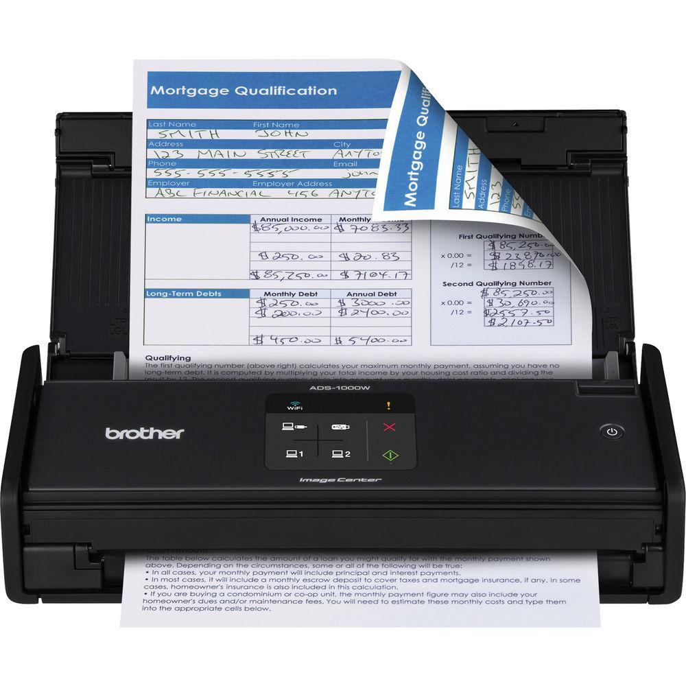 Brother ADS-1000w Wireless Document Scanner