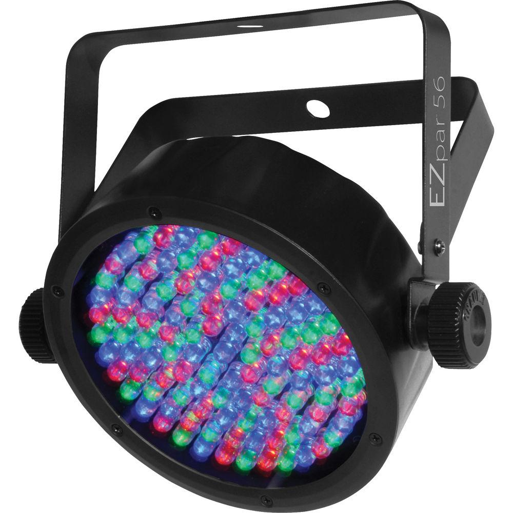 CHAUVET DJ EZpar 56 Washlight with Power Cord and Infrared Remote Control