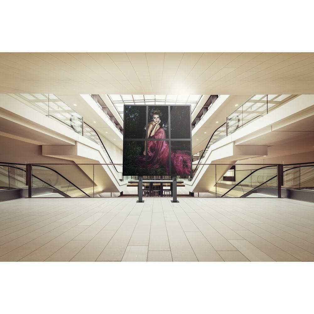 Chief FUSION 3 x 2 Portrait Micro-Adjustable Large Bolt-Down Freestanding Video Wall