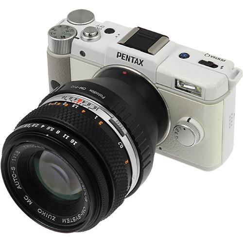 FotodioX Adapter for Olympus OM Zuiko Lenses to Pentax Q Mount Mirrorless Cameras