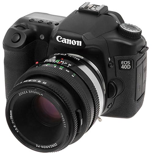 FotodioX Pro Lens Mount Adapter for Bronica ETR Lens to Canon EF-Mount Camera