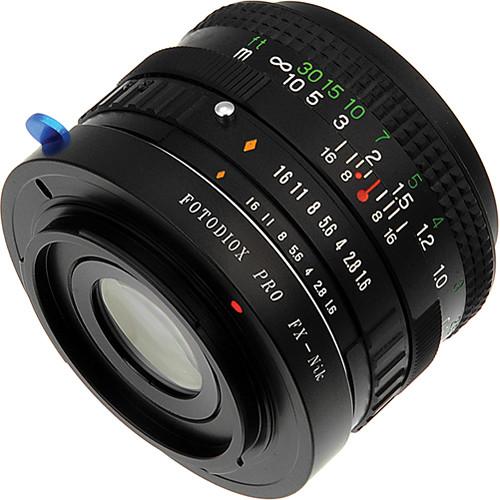 FotodioX Pro Lens Mount Adapter for Fujica X Lens to Nikon F Mount Camera