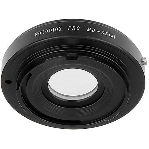 FotodioX Pro Lens Mount Adapter for Minolta MD Lens to Sony A Mount Camera