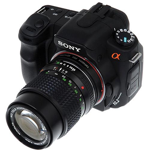 FotodioX Pro Lens Mount Adapter for Minolta MD Lens to Sony A Mount Camera