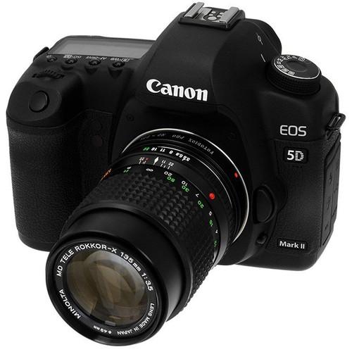 FotodioX Pro Lens Mount Adapter for Minolta MD MC SR Lens to Canon EF-Mount Camera