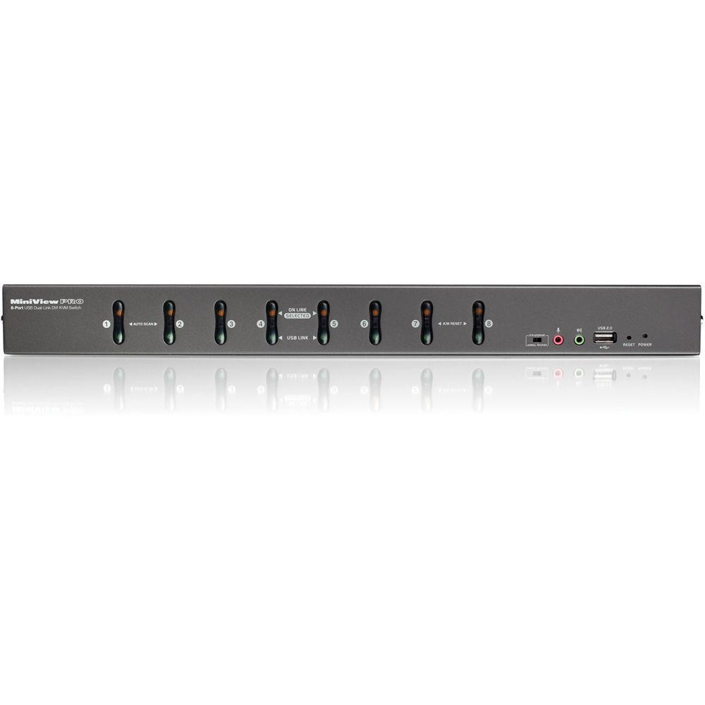 IOGEAR 8-Port Dual Link DVI KVMP Switch KIT