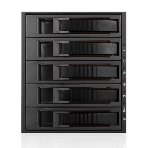 iStarUSA 3x 5.25" to 5x 3.5" SAS SATA 6.0 Gb s Hot-Swap Cage