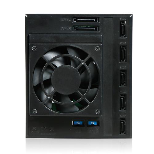 iStarUSA 3x 5.25" to 5x 3.5" Trayless SAS SATA 6.0 Gb s Hot-Swap Cage