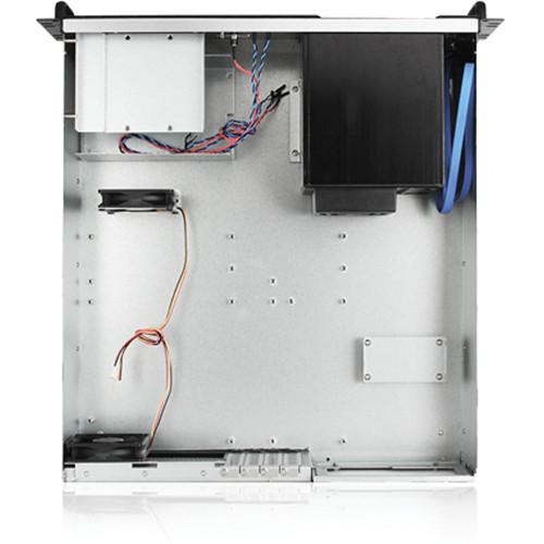 iStarUSA D-340HB-T 3 RU Compact 4 x 3.5" Bay Hotswap microATX Rackmount Chassis