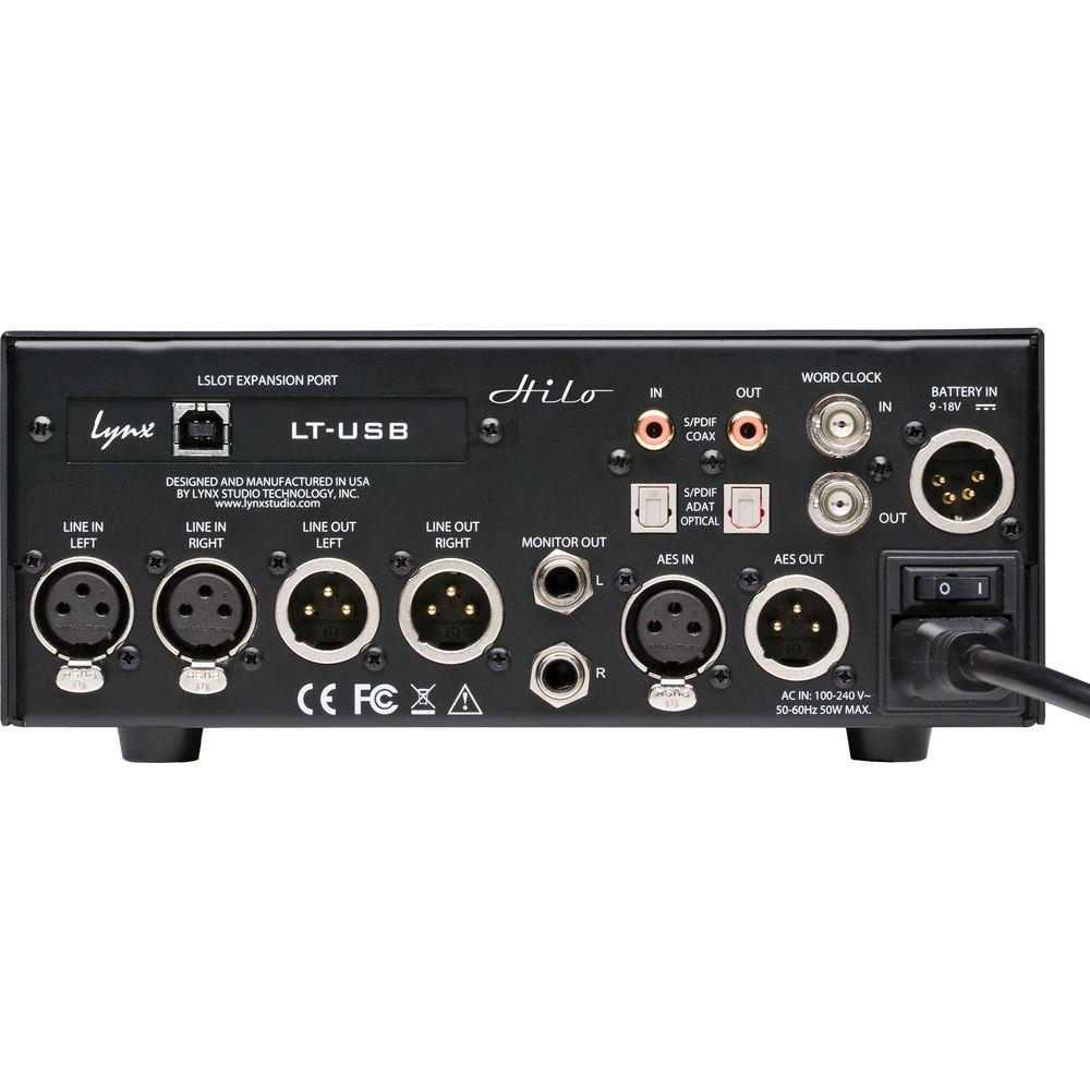 Lynx Studio Technology Hilo Reference A D D A Converter System with LT-TB Thunderbolt Card