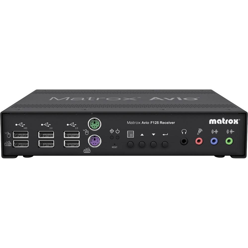 Matrox Avio AV-F125RXF Dual-DVI Fiber Optic KVM Receiver