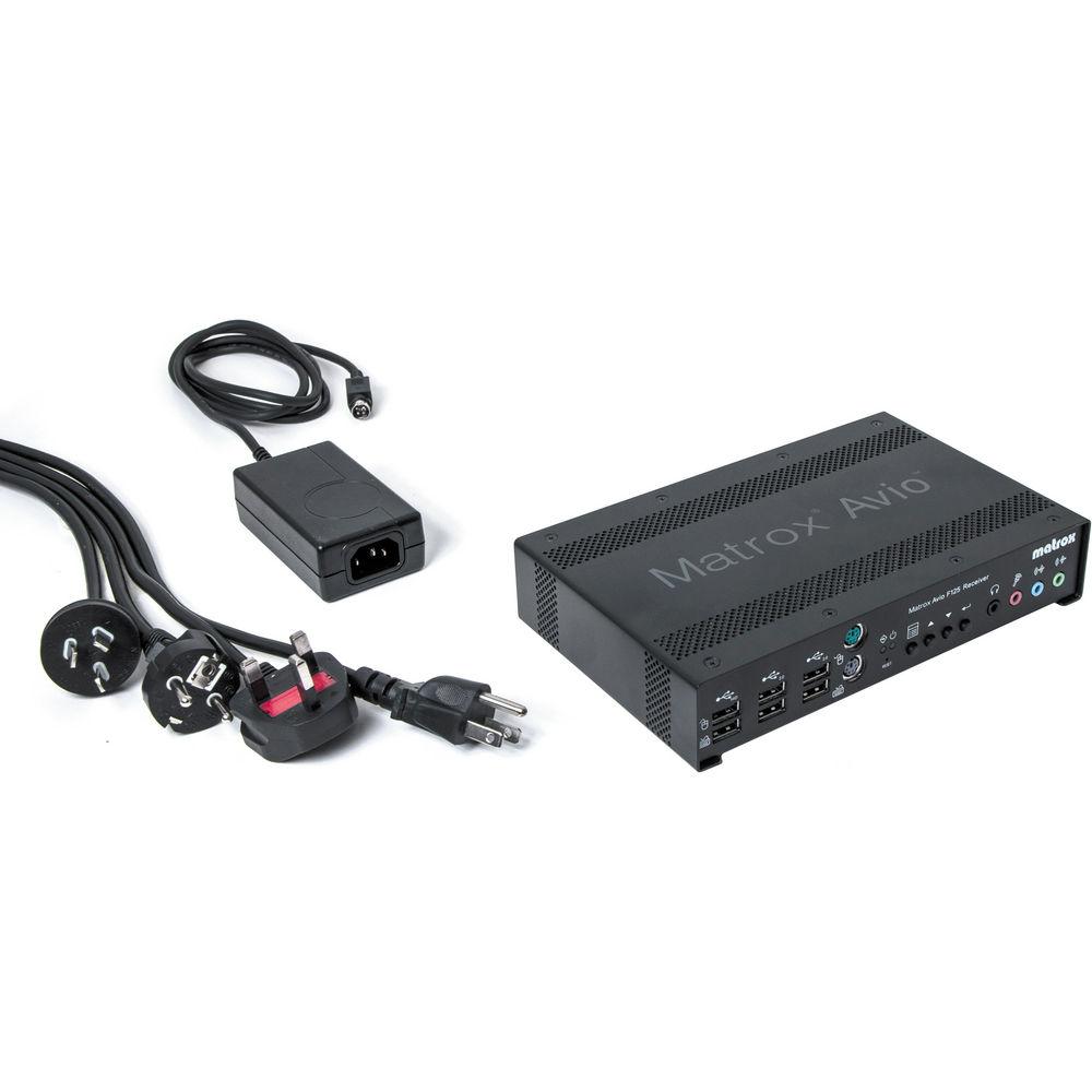 Matrox Avio AV-F125RXF Dual-DVI Fiber Optic KVM Receiver