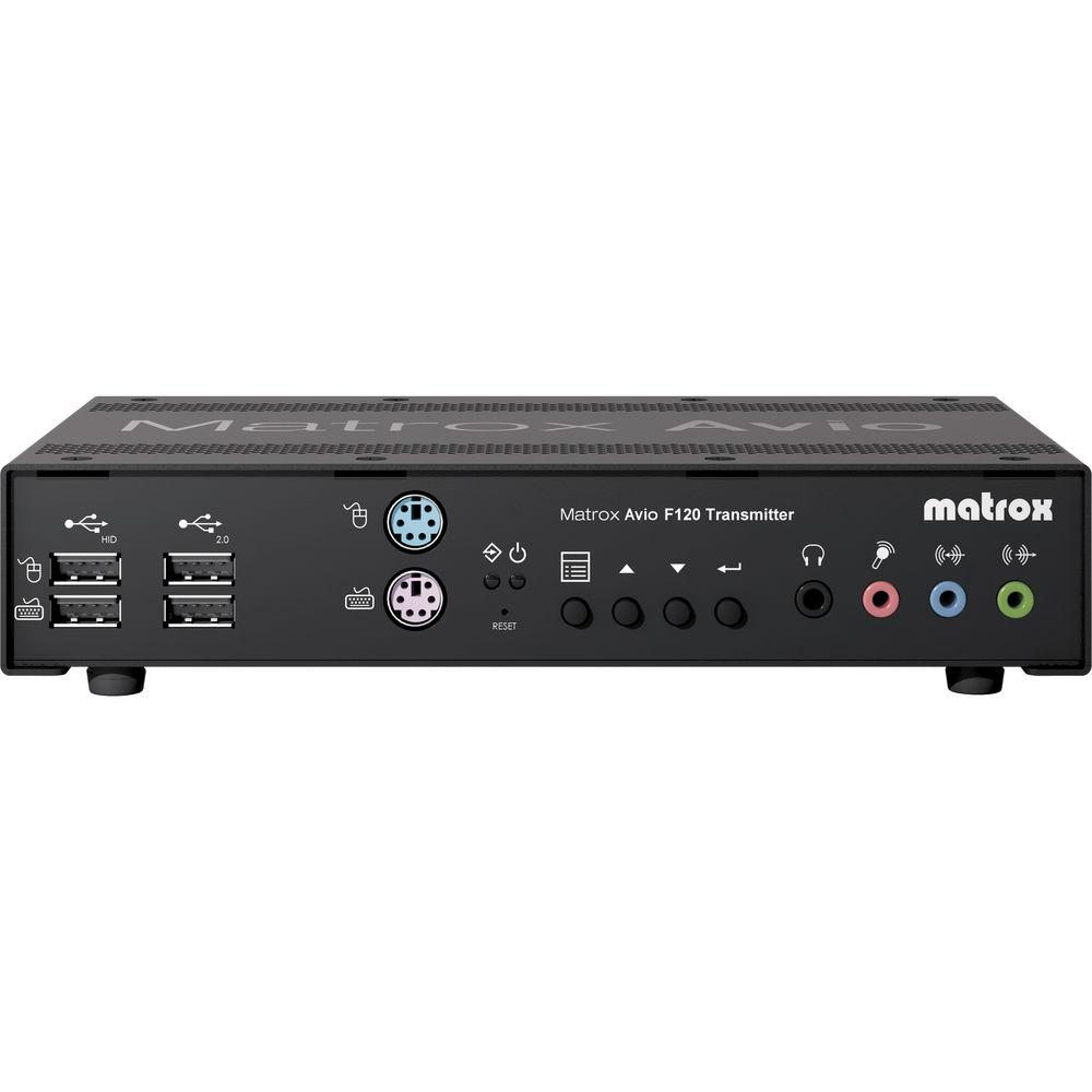 Matrox Avio AV-F125TXF Dual-DVI Fiber Optic KVM Transmitter