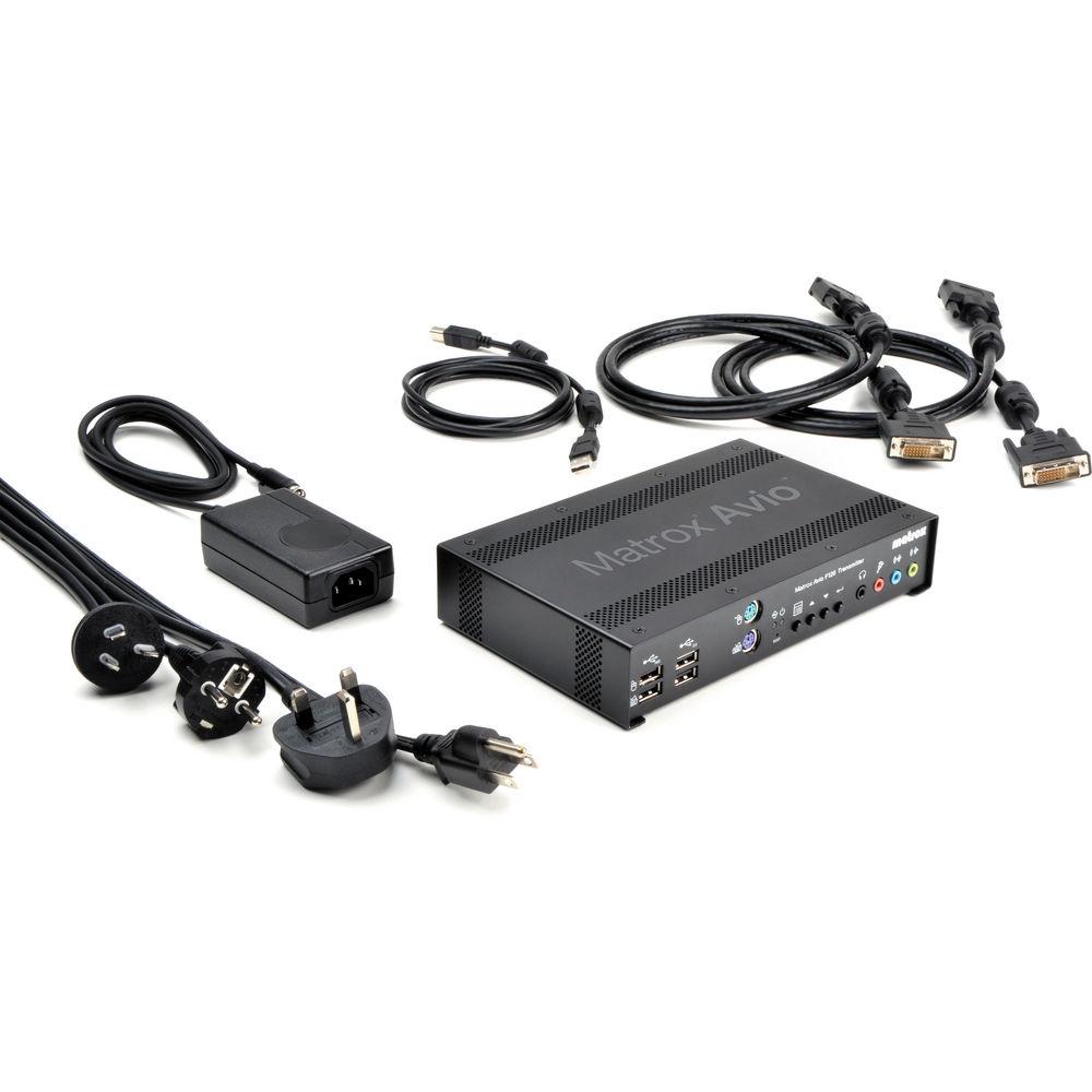 Matrox Avio AV-F125TXF Dual-DVI Fiber Optic KVM Transmitter