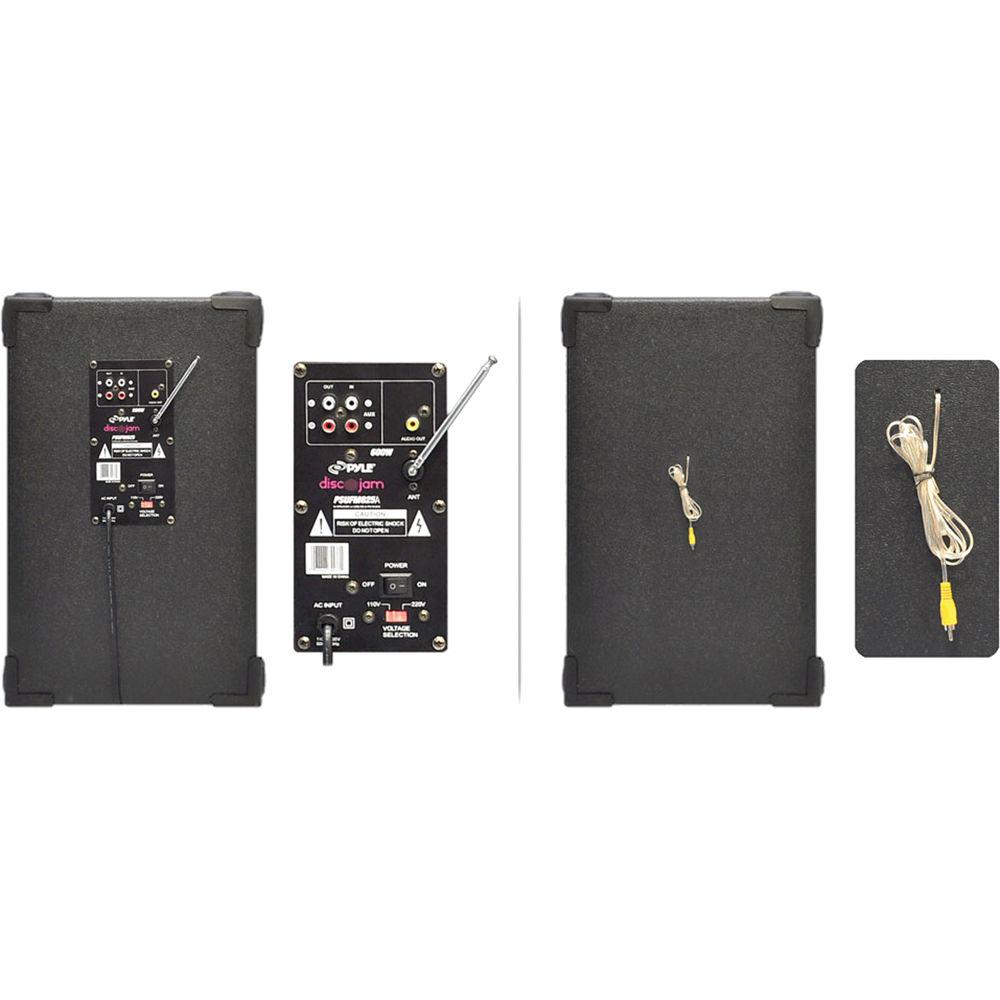 Pyle Pro PYPSUFM835A Disco Jam Dual 800W 2-Way Speaker System