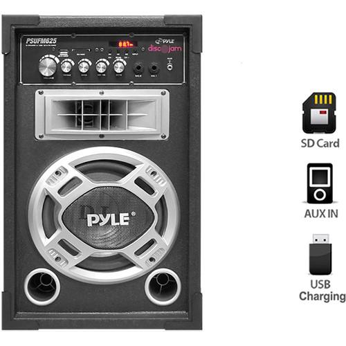 Pyle Pro PYPSUFM835A Disco Jam Dual 800W 2-Way Speaker System