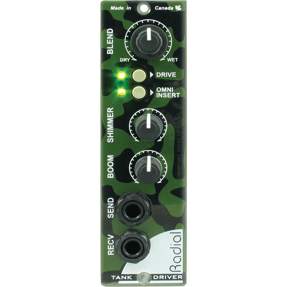 Radial Engineering Radial 500 Series TankDriver Spring Reverb Studio Interface
