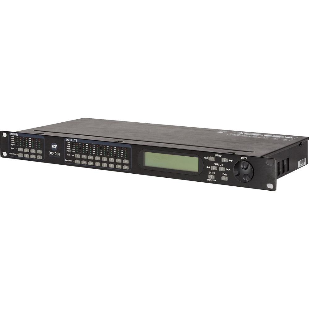 RCF DX 4008 4-Input & 8-Output Digital Audio Processor