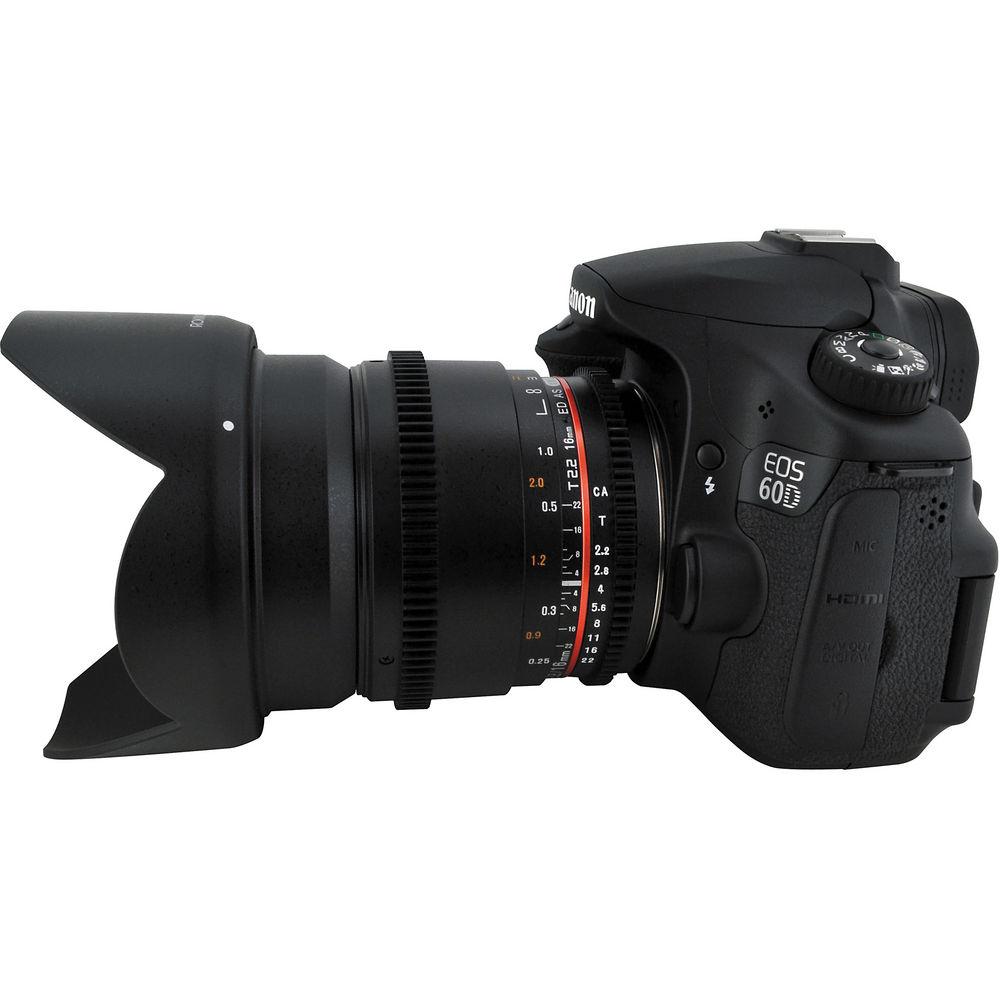 Rokinon 16mm T2.2 Cine Lens for Canon EF