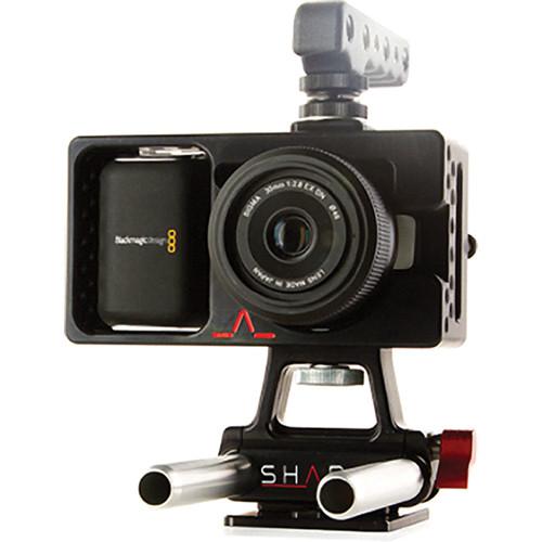SHAPE Cage for Blackmagic Pocket Camera with Handle and Baseplate