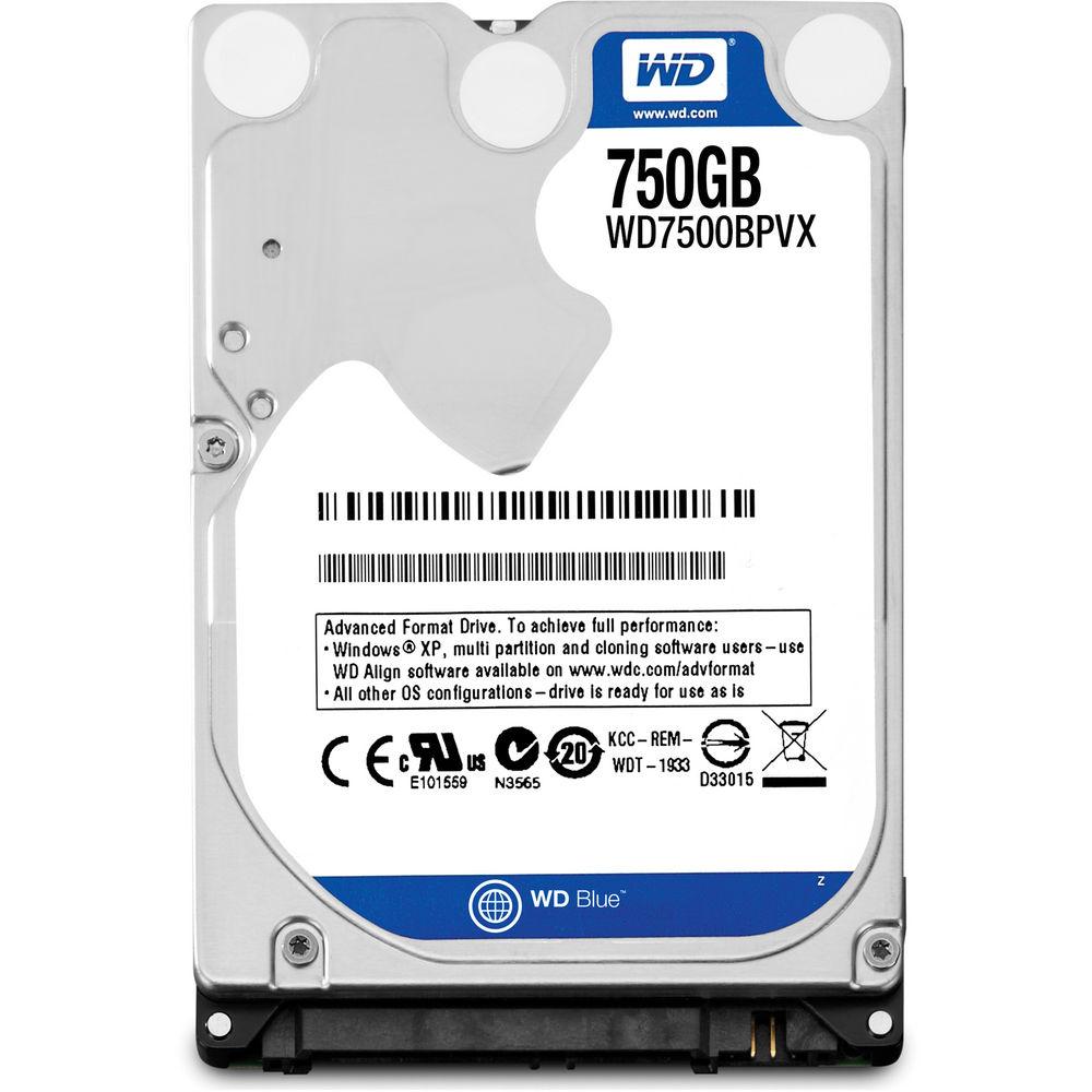 WD 750GB Blue 5400 rpm 2.5" SATA III Internal Mobile Drive