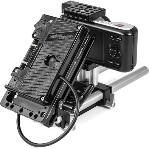 Wooden Camera Gold Mount Plate for Blackmagic Pocket Camera