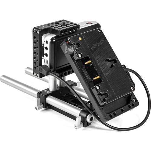 Wooden Camera Gold Mount Plate for Blackmagic Pocket Camera