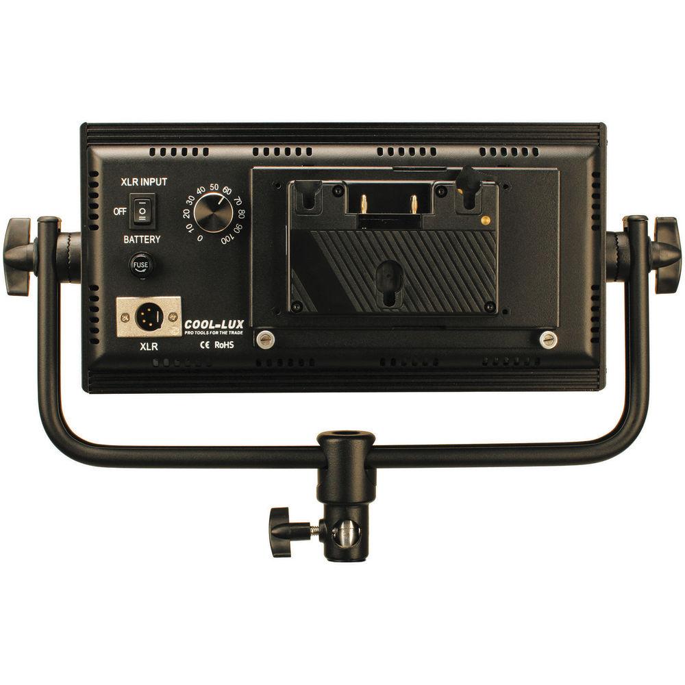 Cool-Lux CL500TSG Tungsten PRO Studio LED Spot Light with Gold Mount Battery Plate