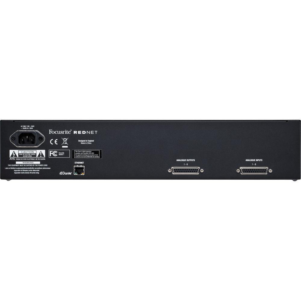 Focusrite RedNet 1 - Dante Equipped 8-Channel Audio Interface