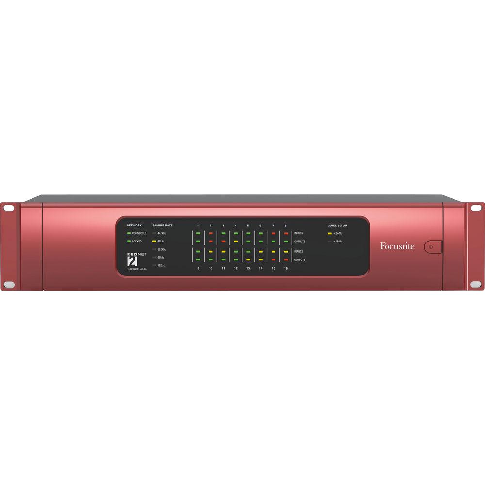 Focusrite RedNet 2 - Dante Equipped 16-Channel Audio Interface