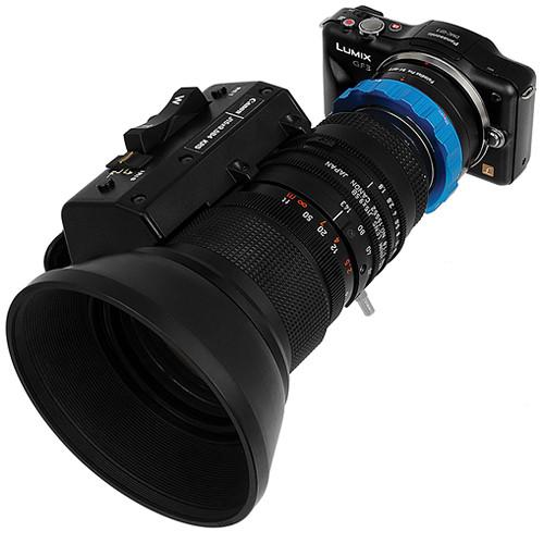 FotodioX Adapter for 2 3" B4 Lens to Micro Four Thirds Camera