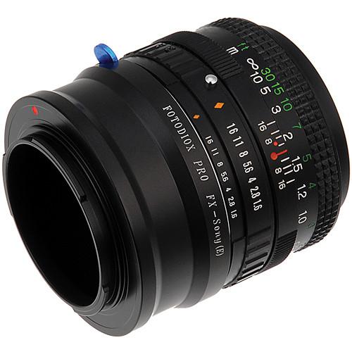 FotodioX Adapter for Fujica X Lens to Sony NEX Mount Camera