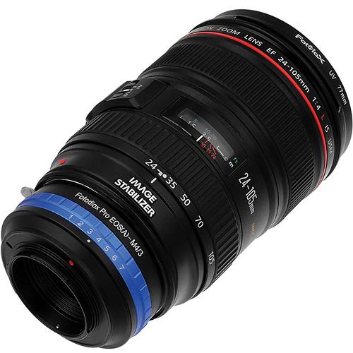 FotodioX Canon EF Pro Lens Adapter with Built-In Iris Control for Micro Four Thirds Cameras