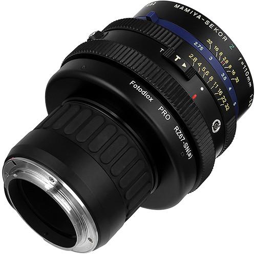 FotodioX Pro Lens Mount Adapter for Mamiya RZ67 Lens to Sony A Mount Camera
