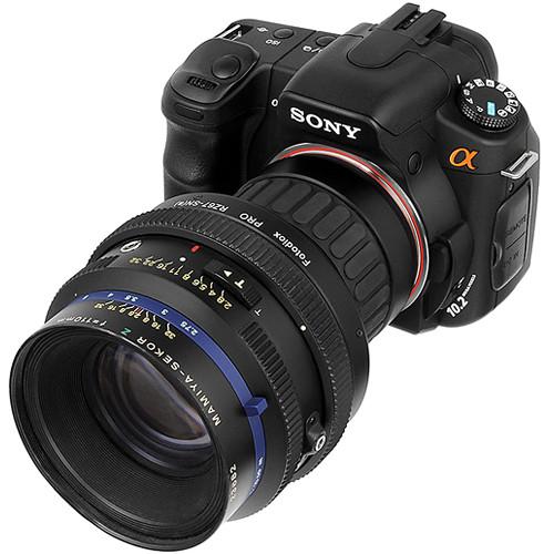 FotodioX Pro Lens Mount Adapter for Mamiya RZ67 Lens to Sony A Mount Camera