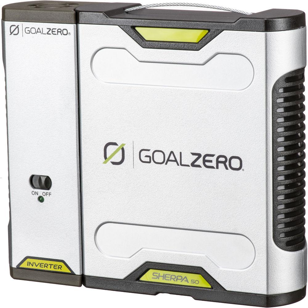 GOAL ZERO Sherpa 50 Solar Charging Kit with 110 VAC Inverter