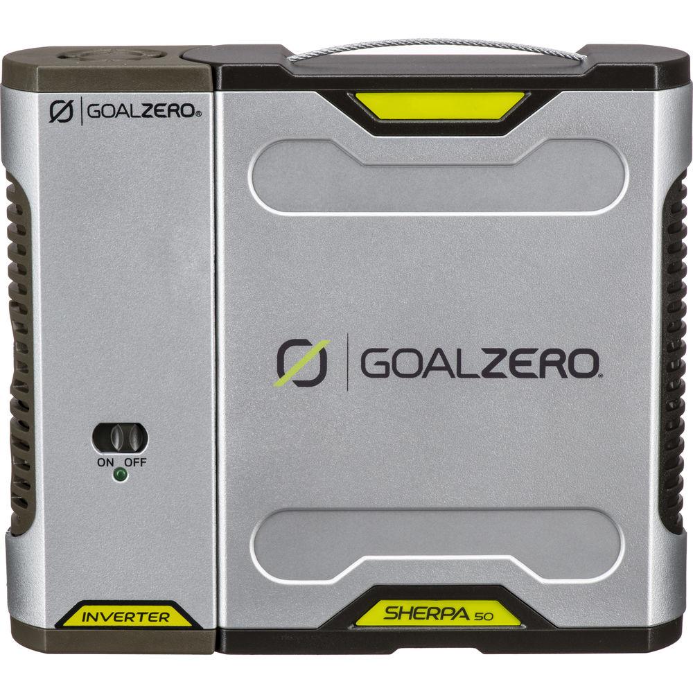 GOAL ZERO Sherpa 50 Solar Charging Kit with 110 VAC Inverter