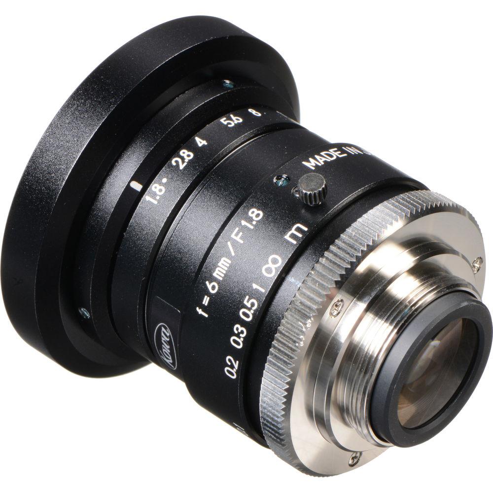 Kowa C-Mount 6mm f 1.8-16 1" HC Series Fixed Lens