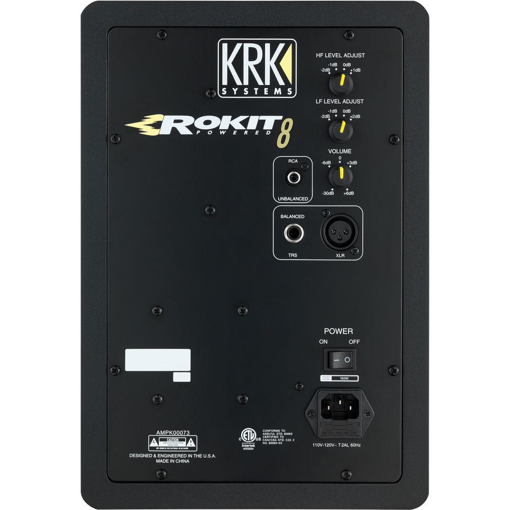 KRK Rokit 8 G3 - 100W 8" Two-Way Active Studio Monitor