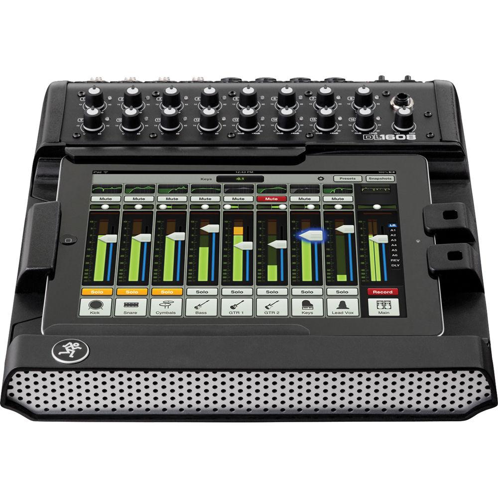 Mackie DL1608 iPad-Controlled 16-Channel Digital Live Sound Mixer with Lightning Connector