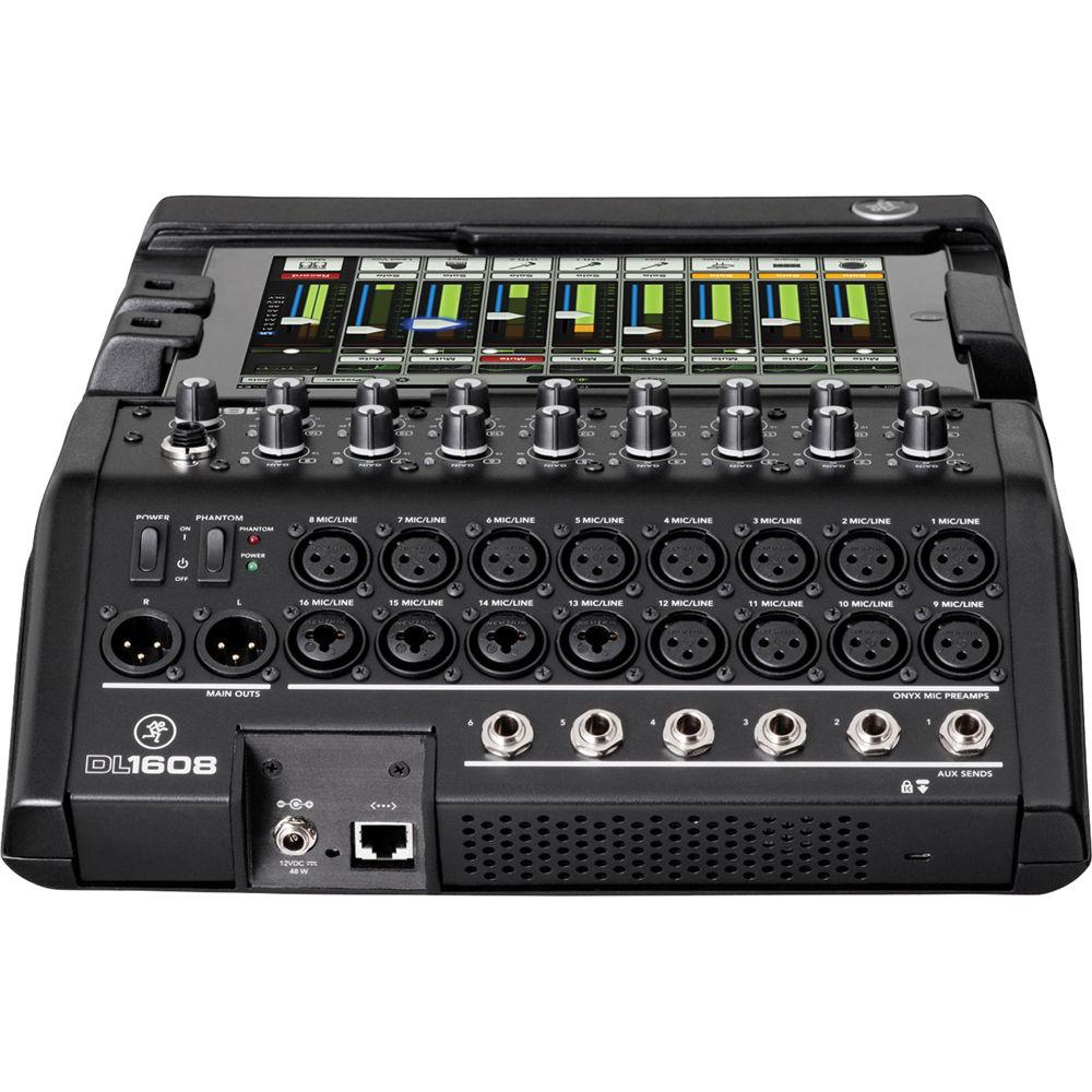 Mackie DL1608 iPad-Controlled 16-Channel Digital Live Sound Mixer with Lightning Connector
