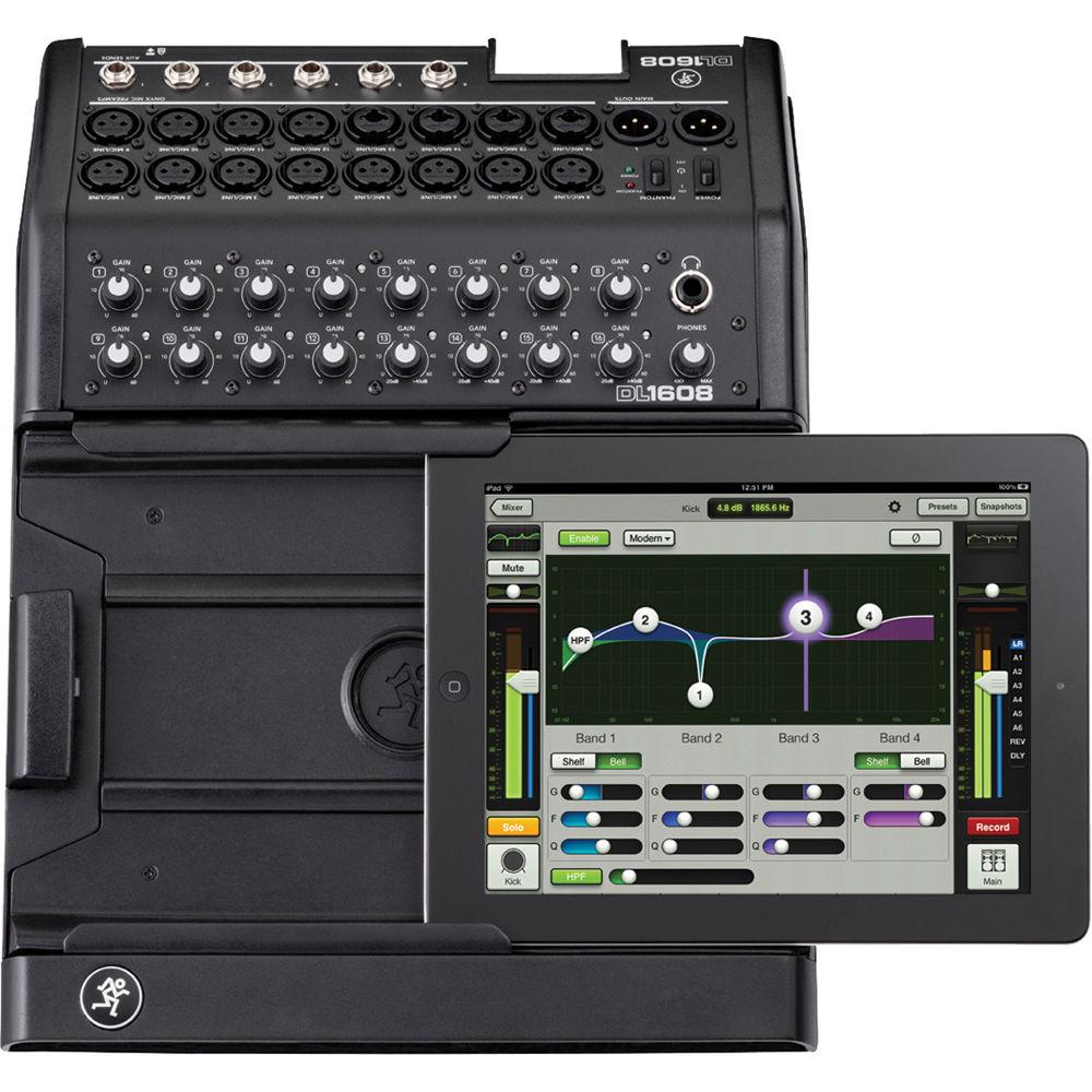 Mackie DL1608 iPad-Controlled 16-Channel Digital Live Sound Mixer with Lightning Connector