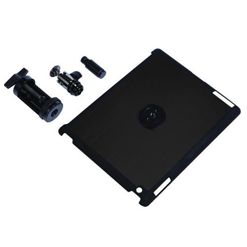 On-Stage Quick Disconnect Table Edge Tablet Mounting System with Snap-On Cover for iPad 2 and 3