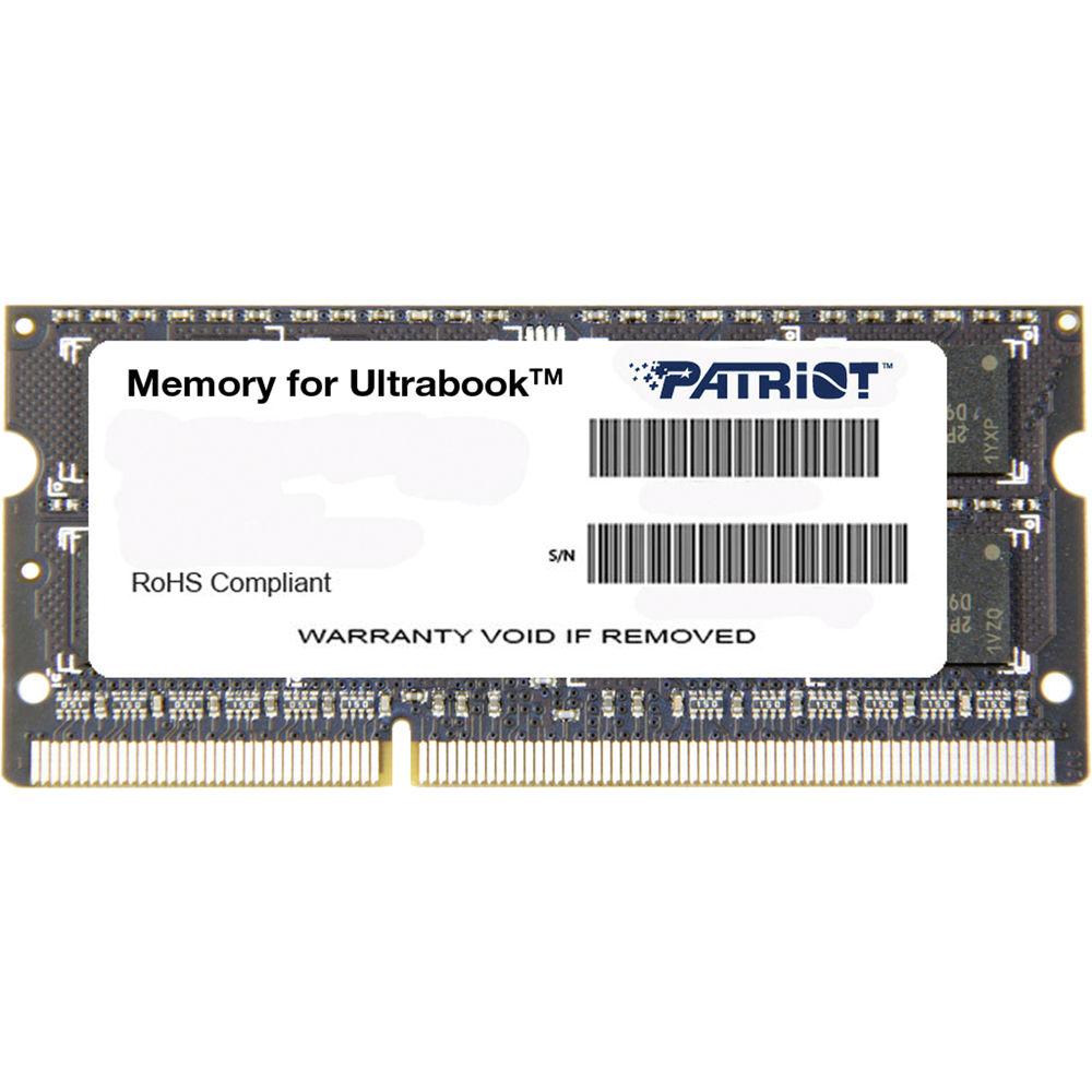 Patriot Signature Series 4GB DDR3 PC3-12800 1600 MHz SODIMM Memory Module