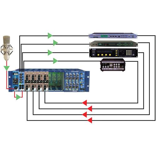 Radial Engineering 500 Series ChainDrive 1 x 4 Audio Distribution Amplifier