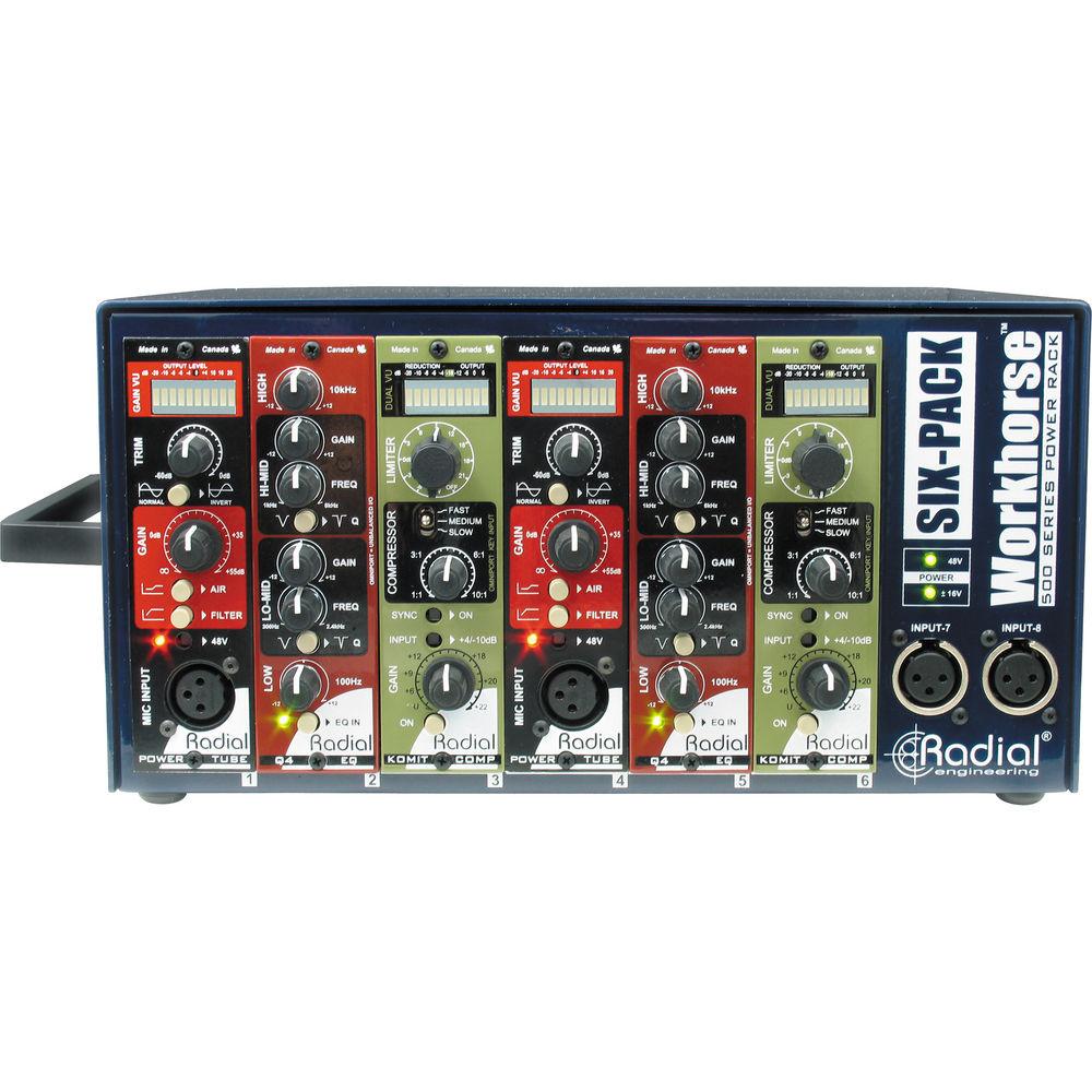 Radial Engineering Workhorse SixPack Desktop Power Rack