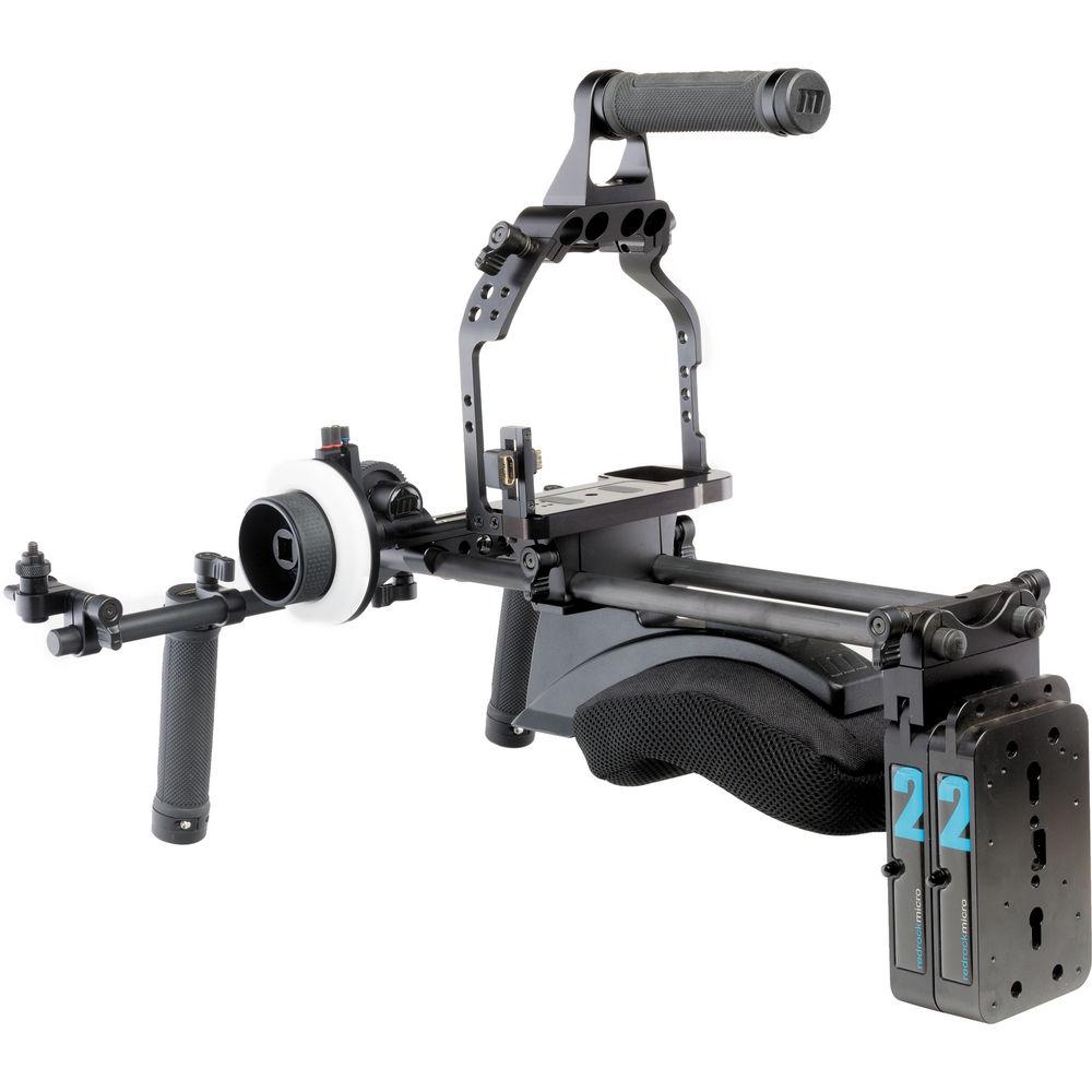 Redrock Micro 8-113-0009 ultraCage Black Ultimate Field Cinema Bundle for DSLR